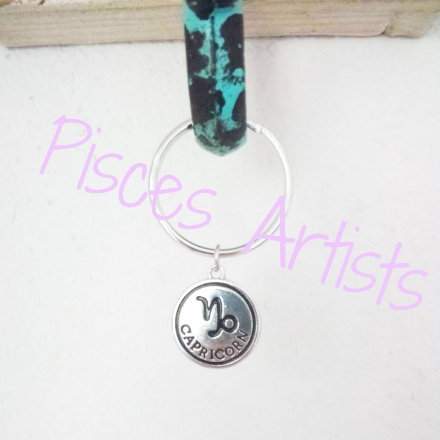 Capricorn Keychain