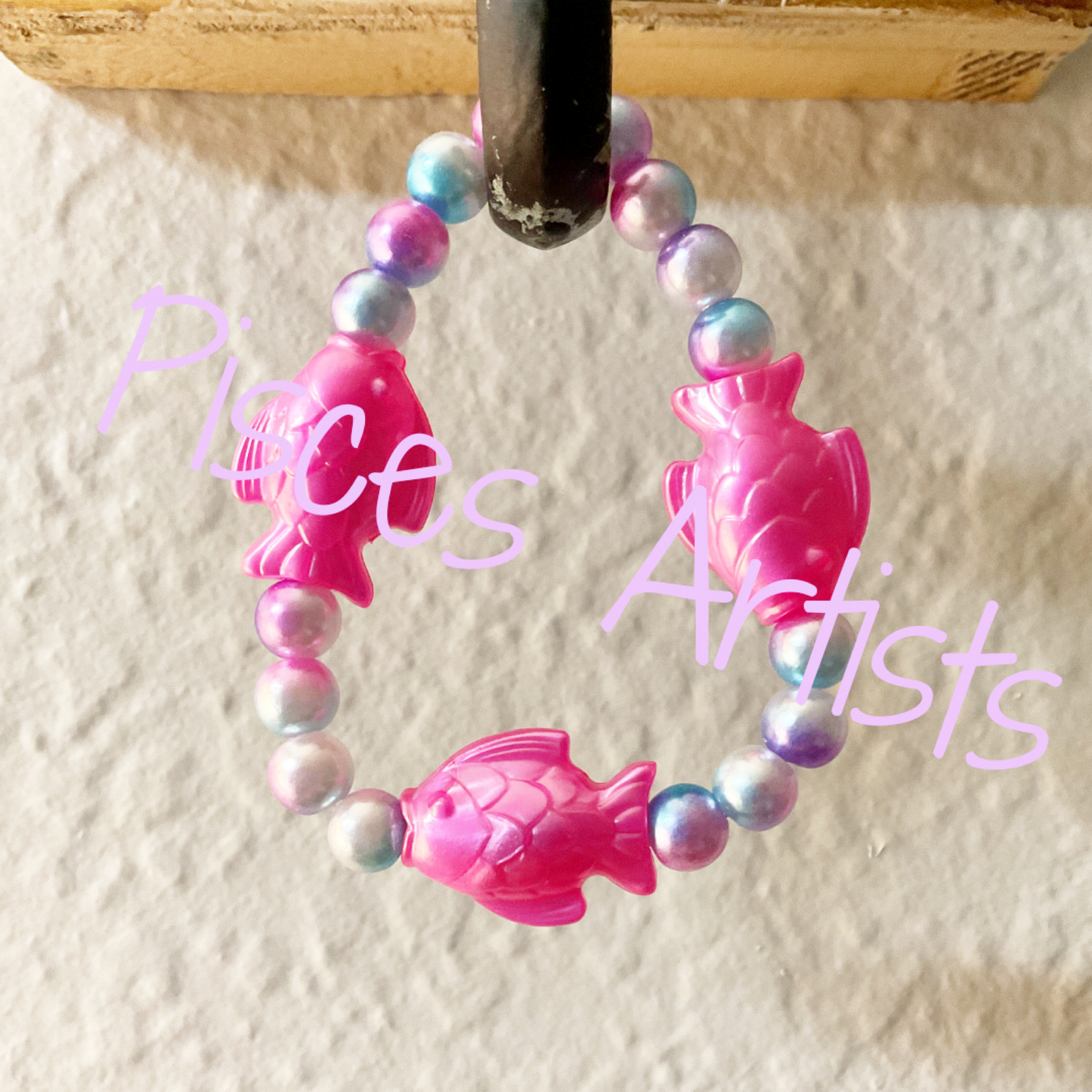 Pisces in Hot Pink Bracelet