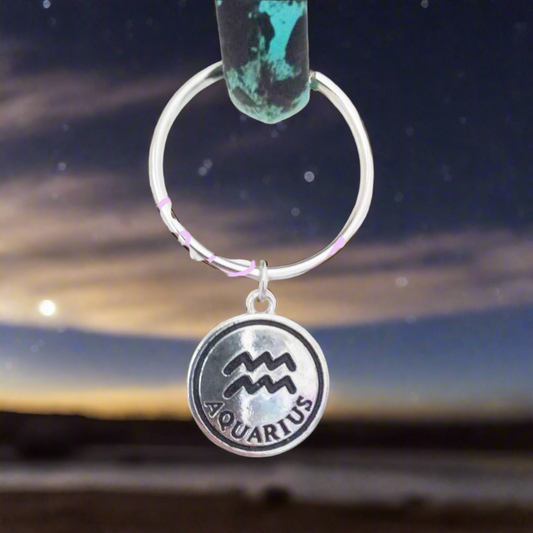 KEY18 - Aquarius Keychain