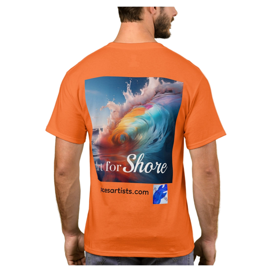 Art for Shore Tee - Orange