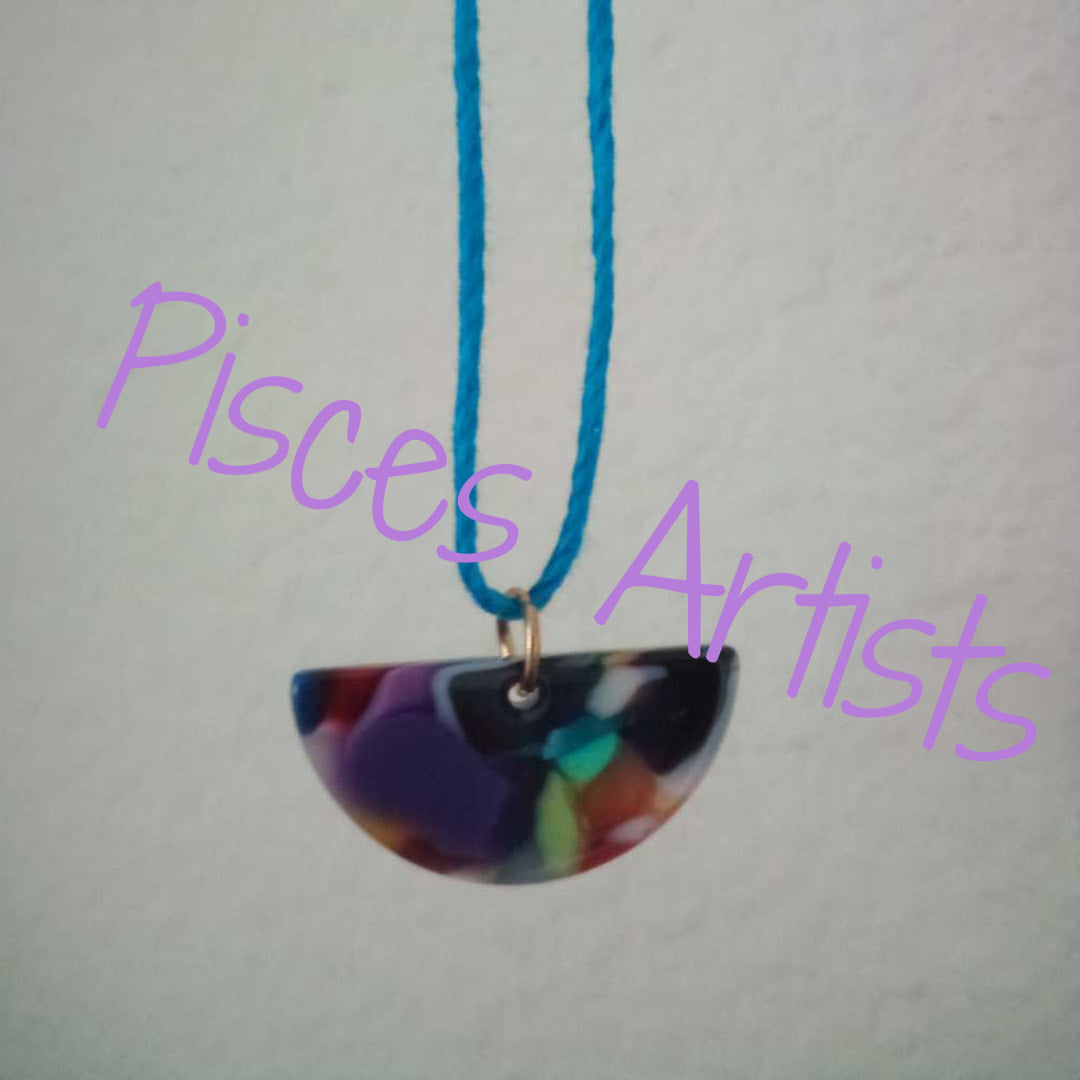 52 - Abstract Moon (14" Cord)