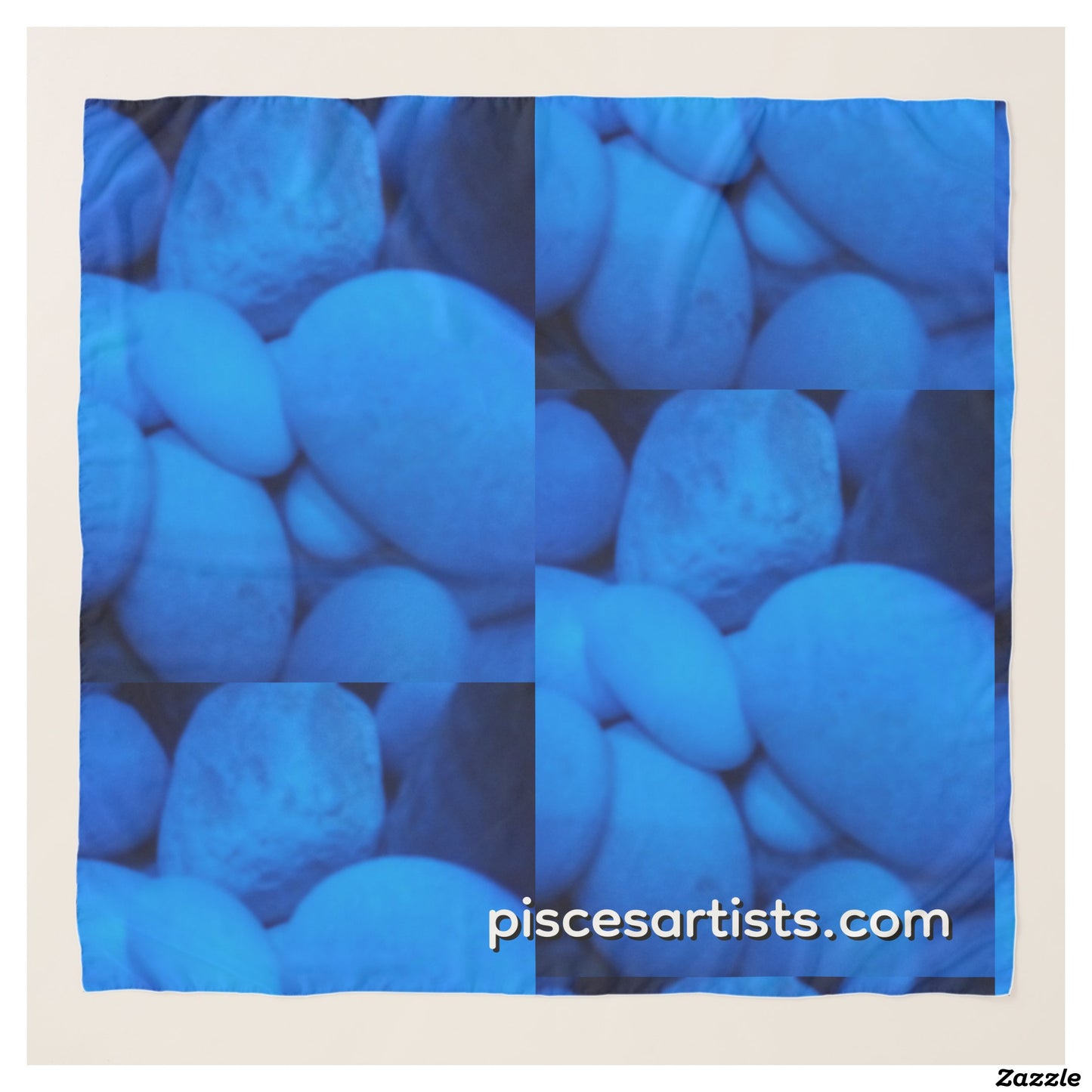 Aquamarine Sapphire Scarf